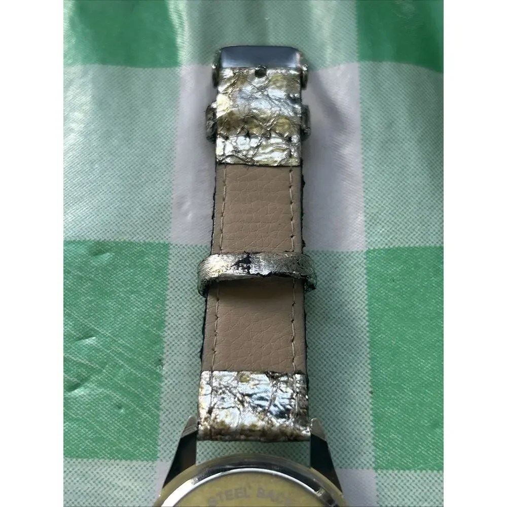 Silver Tone Case And Band Women’s Quartz Watch